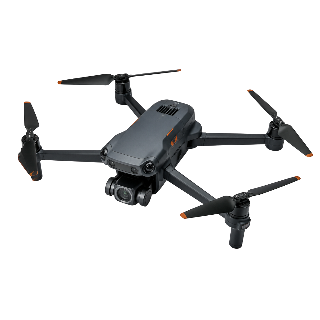 Realistische 3D-Drohne mit Kamera-Gimbal